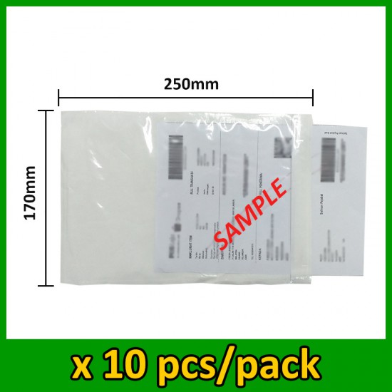 10 Pcs Pack Evio Asia A5 Size Consignment Note Pocket