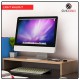 (Merry Christmas)Wood Computer Monitor Stand Riser and PC Screen TV Riser for Home Office-Single Layer 