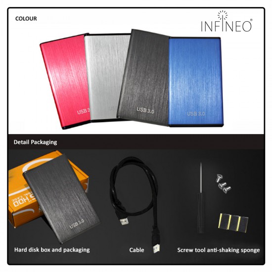 High Speed Portable Hard Disk USB 3.0 SATA Hard Storage Devices