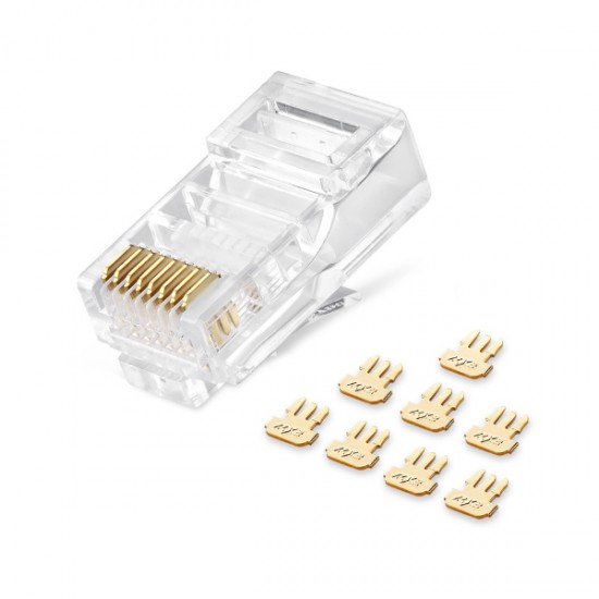 PowerSync Cat5/5e Modular Plugs Socket Network Ethernet Crystal Plug RJ45 (100pcs)