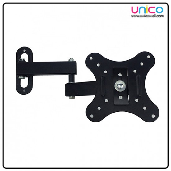 14-27 Plasma Tilt Swivel TV Wall Mount Bracket Black 