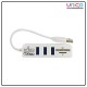 Infineo Combo 3-Port USB 2.0 Hub with SD & TF Card Reader – Fast Data Transfer Adapter